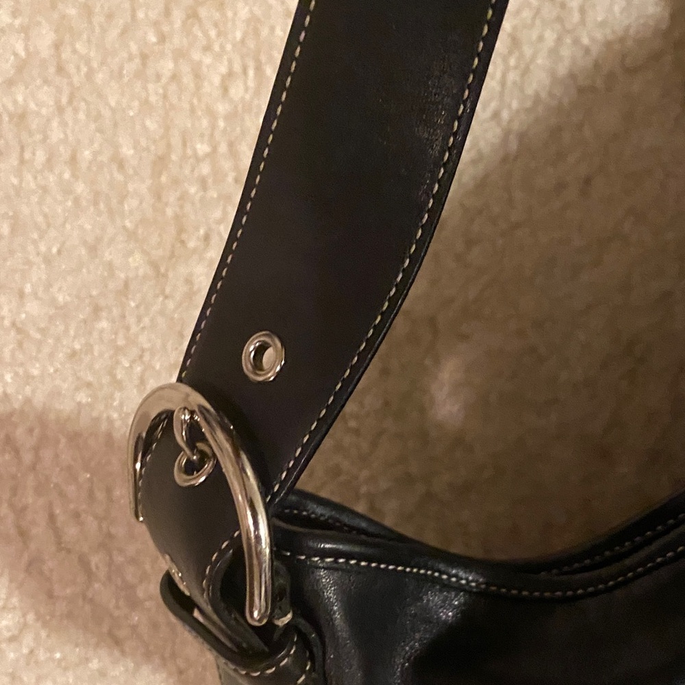 Coach Black Leather Hobo Bag - Picture 4 of 10